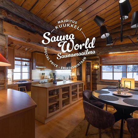 Kuukkeli Log Houses Teerenpesae - Premium Suite A48 Saariselka Bagian luar foto