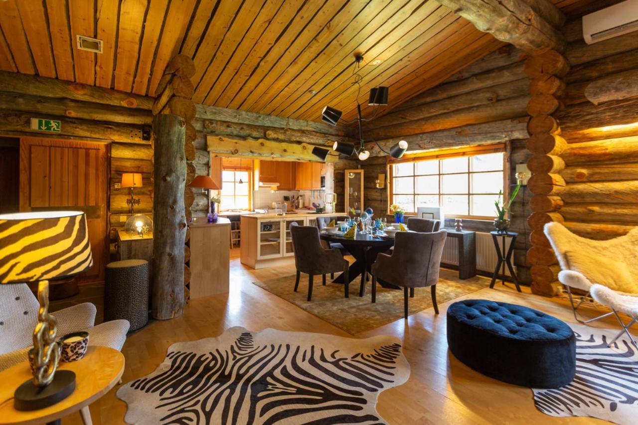 Kuukkeli Log Houses Teerenpesae - Premium Suite A48 Saariselka Bagian luar foto