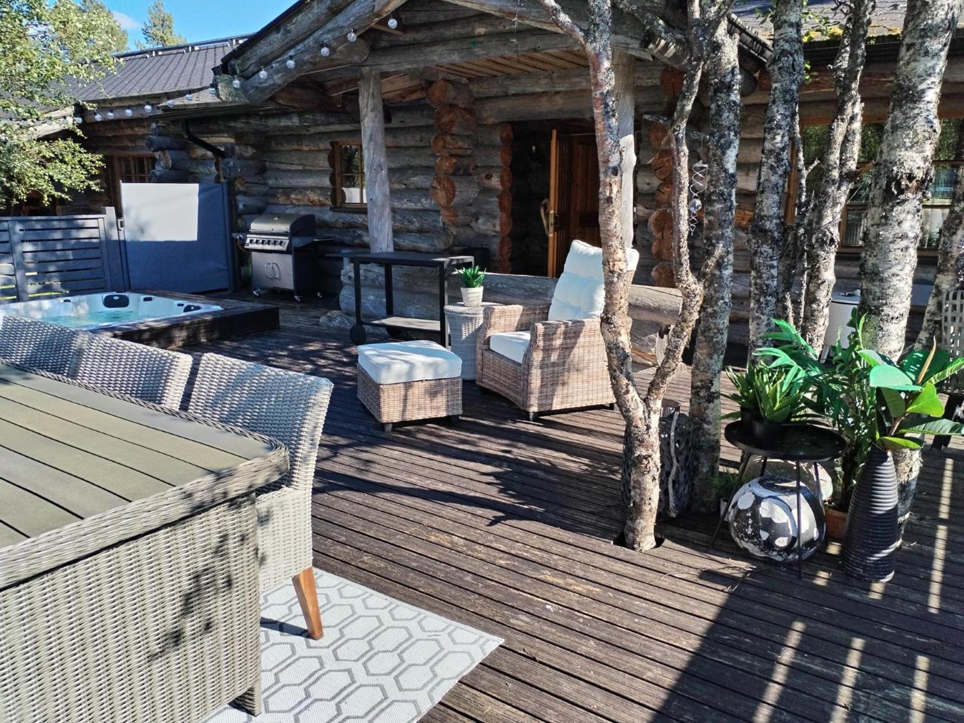 Kuukkeli Log Houses Teerenpesae - Premium Suite A48 Saariselka Bagian luar foto