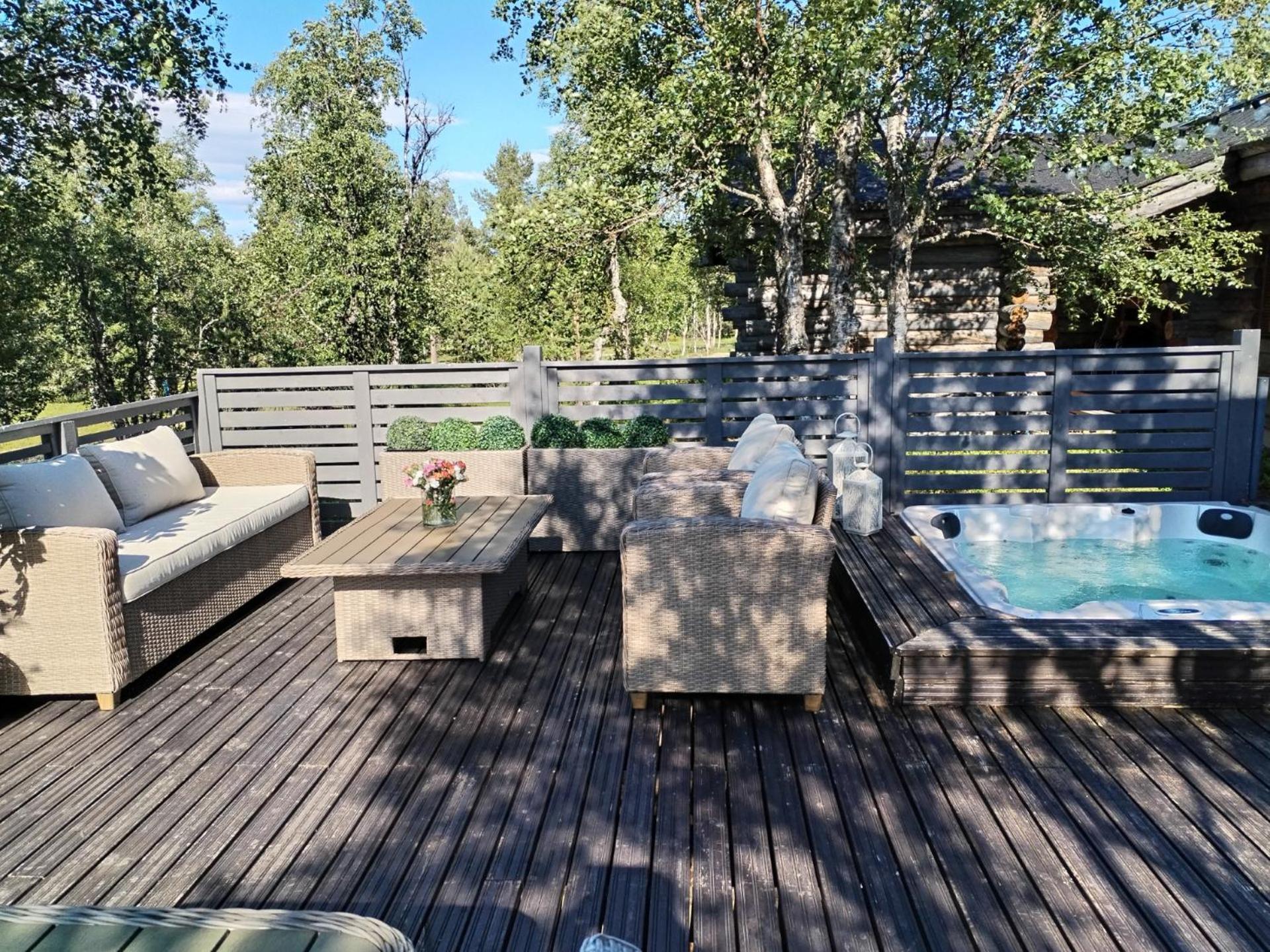 Kuukkeli Log Houses Teerenpesae - Premium Suite A48 Saariselka Bagian luar foto