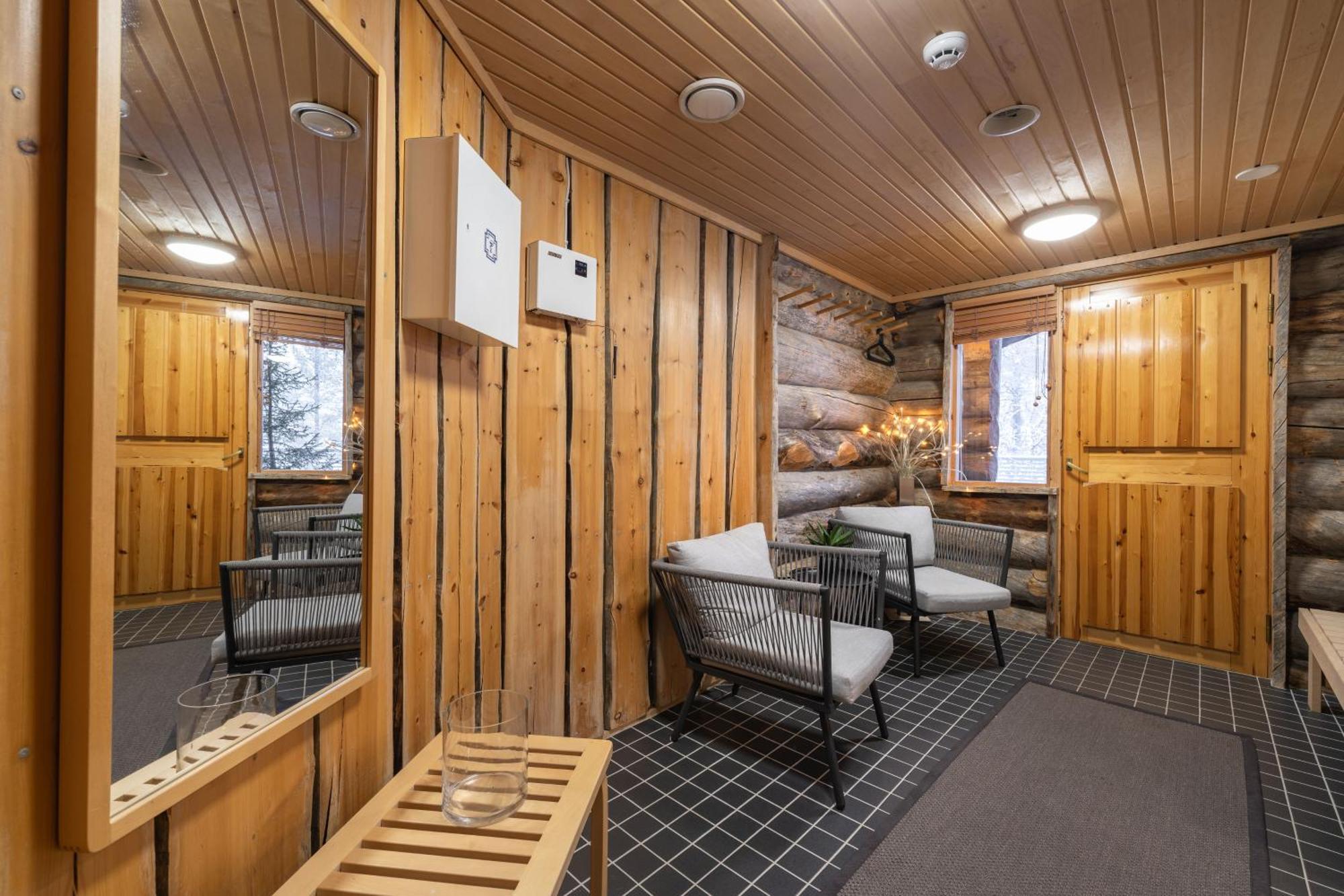 Kuukkeli Log Houses Teerenpesae - Premium Suite A48 Saariselka Bagian luar foto
