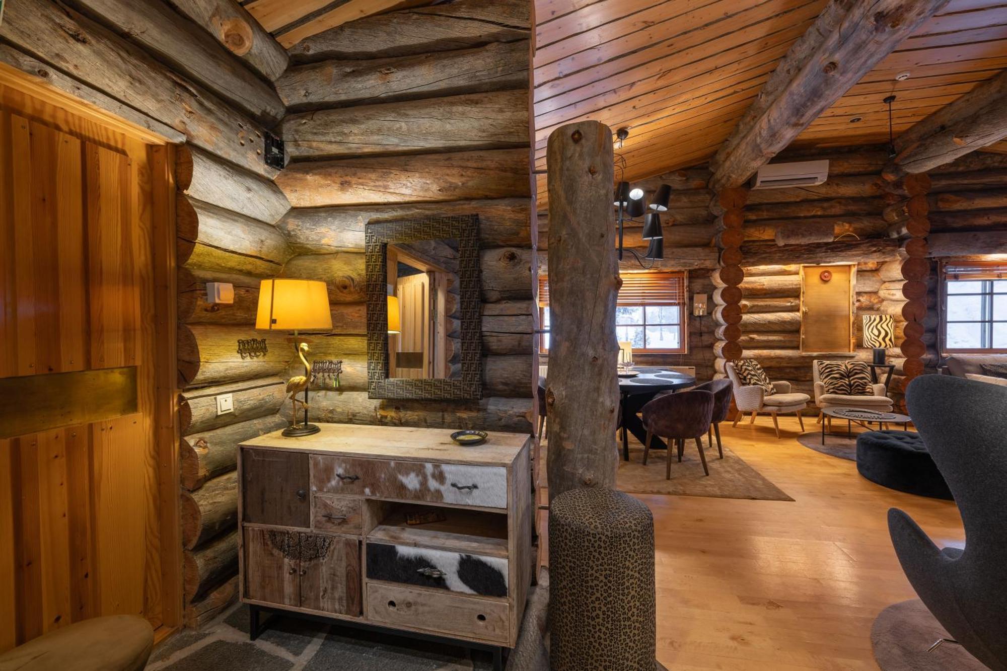 Kuukkeli Log Houses Teerenpesae - Premium Suite A48 Saariselka Bagian luar foto