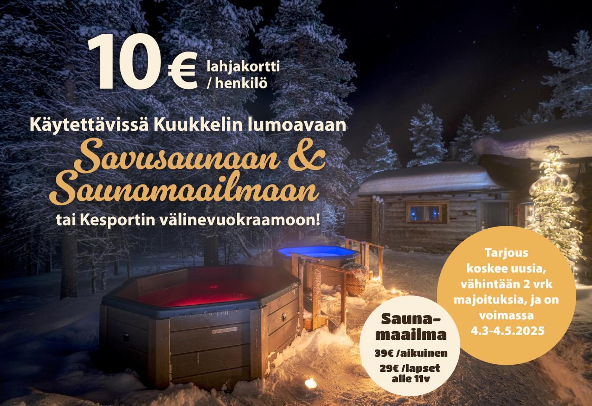 Kuukkeli Log Houses Teerenpesae - Premium Suite A48 Saariselka Bagian luar foto