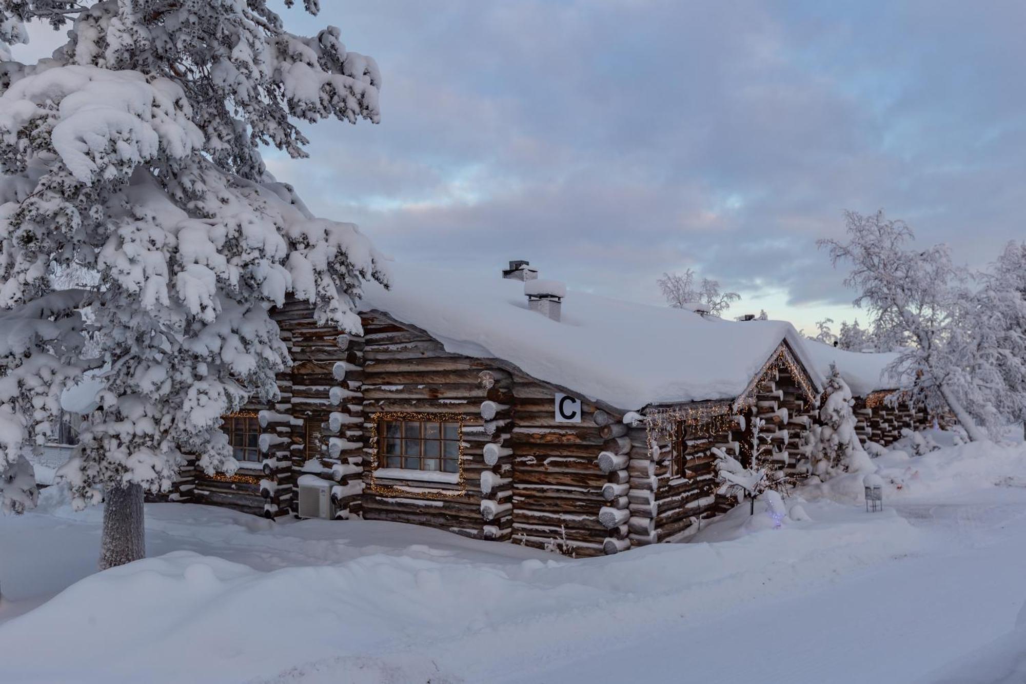 Kuukkeli Log Houses Teerenpesae - Premium Suite A48 Saariselka Bagian luar foto