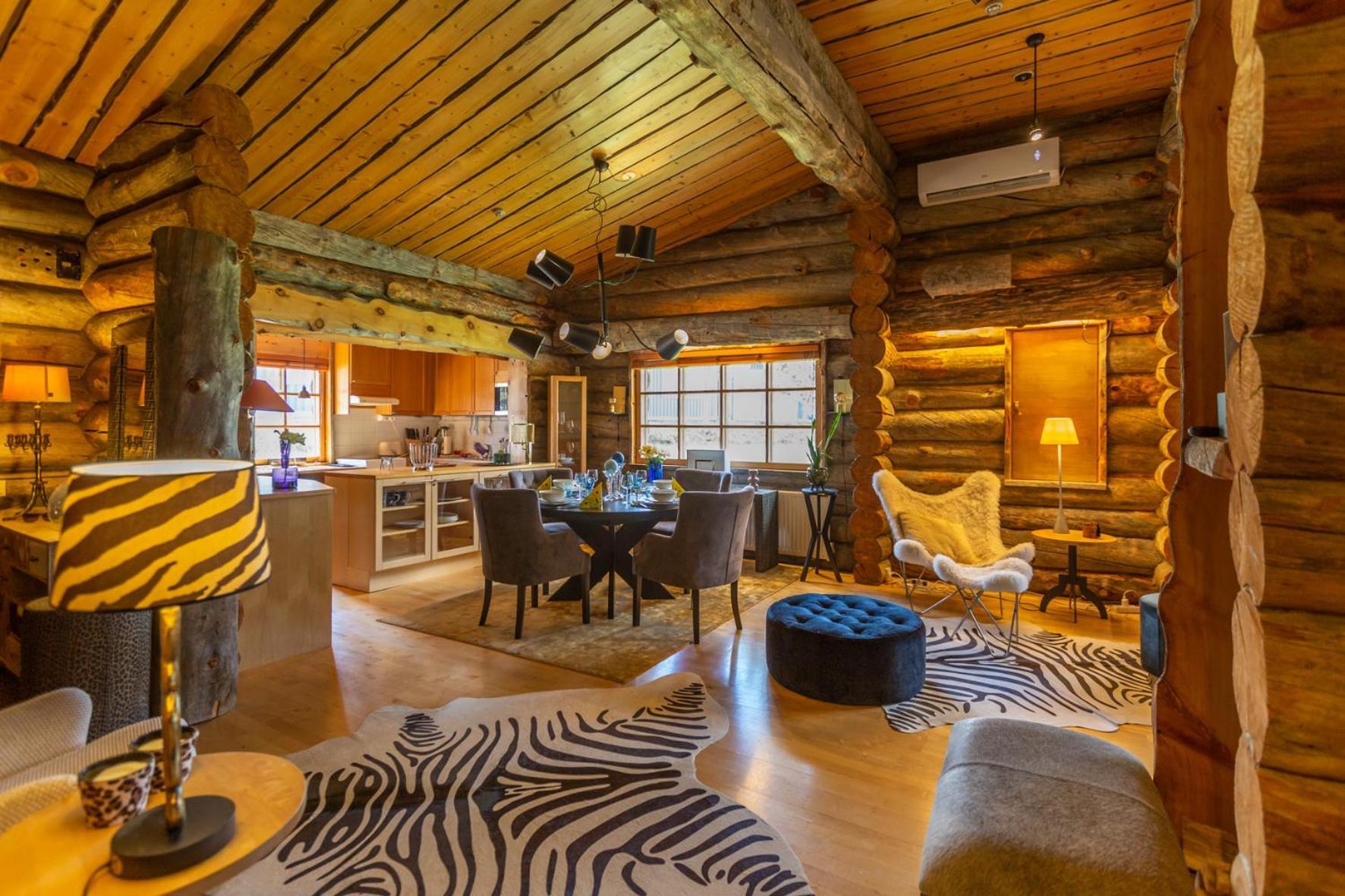 Kuukkeli Log Houses Teerenpesae - Premium Suite A48 Saariselka Bagian luar foto