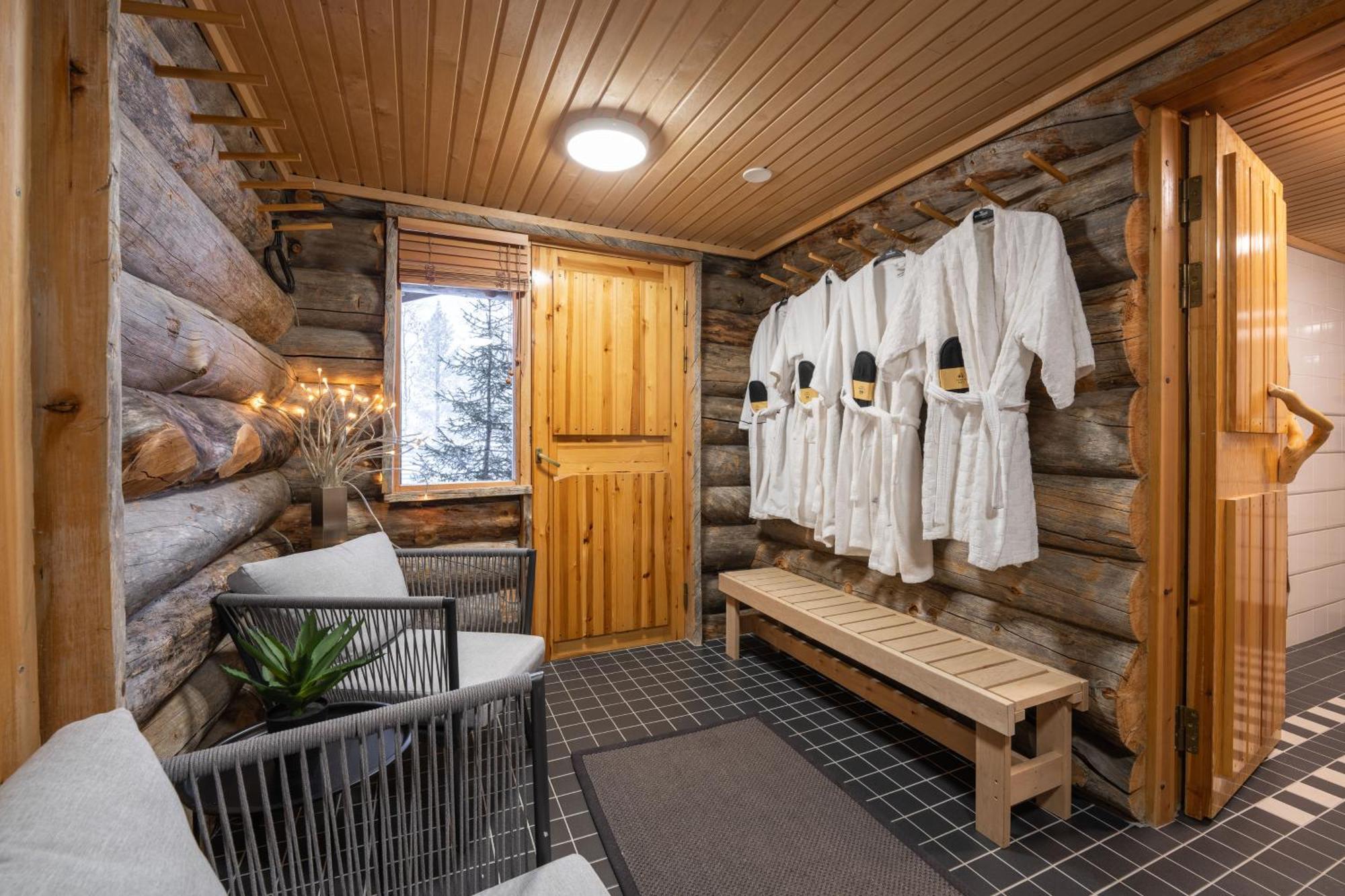 Kuukkeli Log Houses Teerenpesae - Premium Suite A48 Saariselka Bagian luar foto