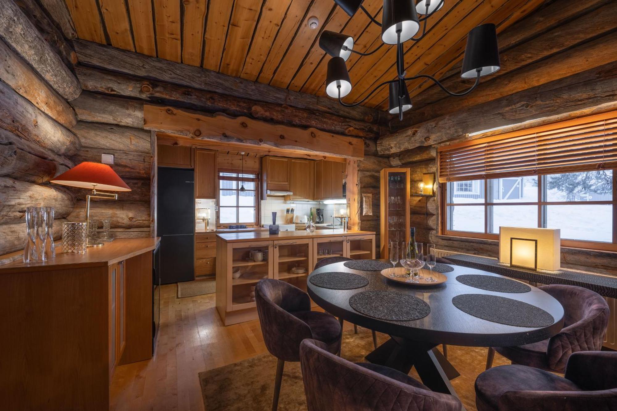 Kuukkeli Log Houses Teerenpesae - Premium Suite A48 Saariselka Bagian luar foto